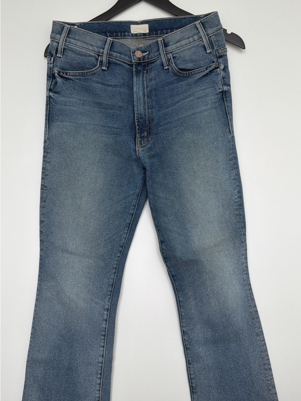 MOTHER Women’s Medium Blue Ankle Crop Jeans
